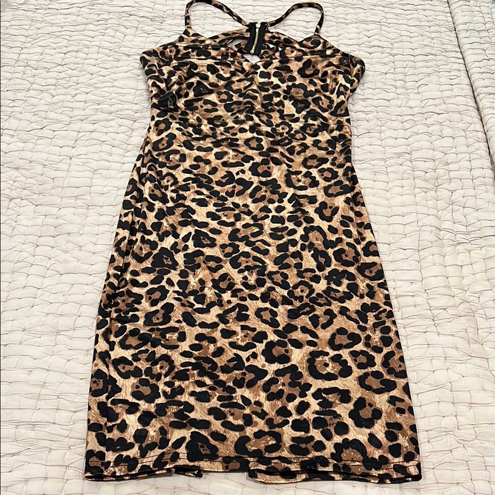 Leopard Print Women's Dress